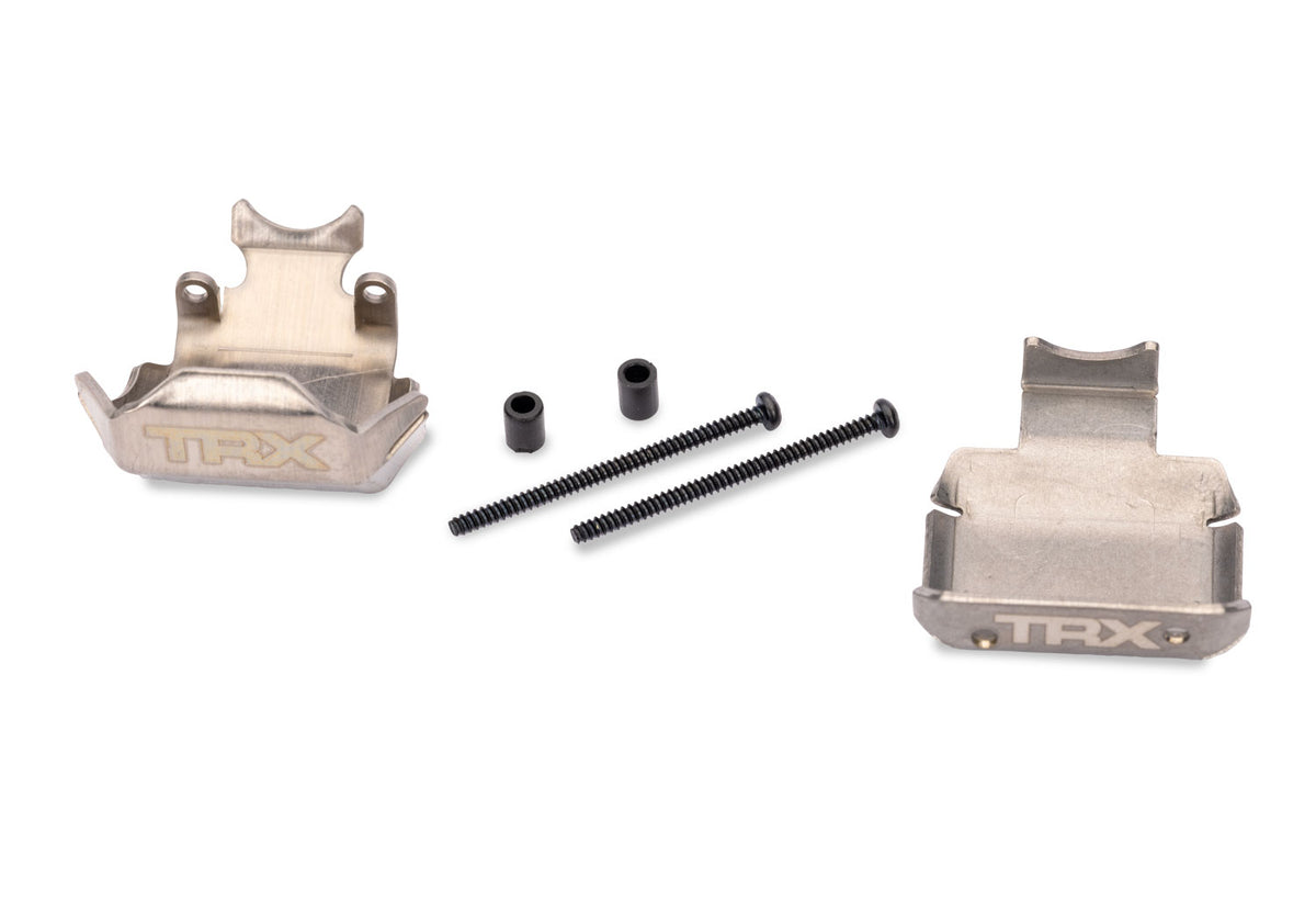 Traxxas 12037 — Traxxas 12037 TXC-4M Stainless Steel Axle Skid Plates (2)