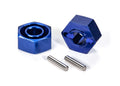 Traxxas 1654X — Traxxas 1654X Blue Aluminum 12 mm  Hex Hubs (2)