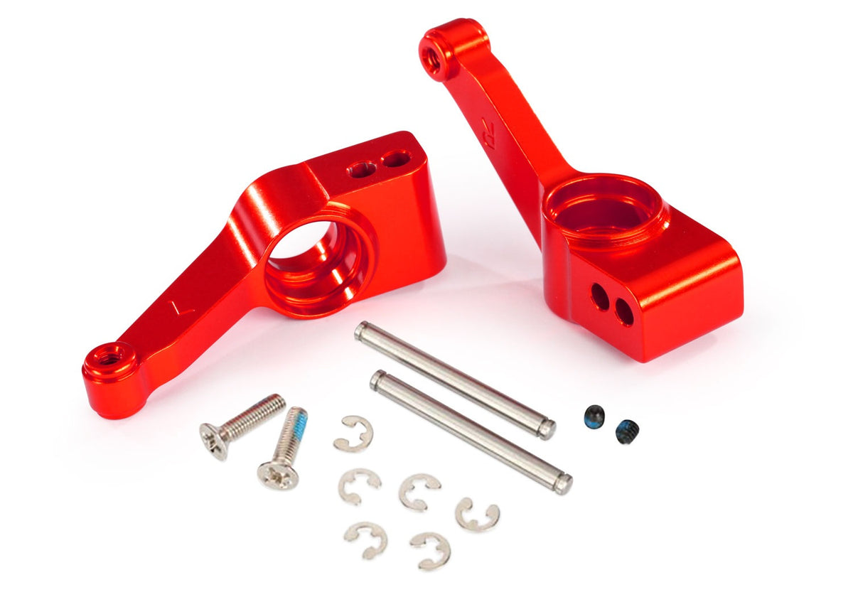 Traxxas 1952A — Traxxas 1952A Red Aluminum Axle Carriers (L&R)
