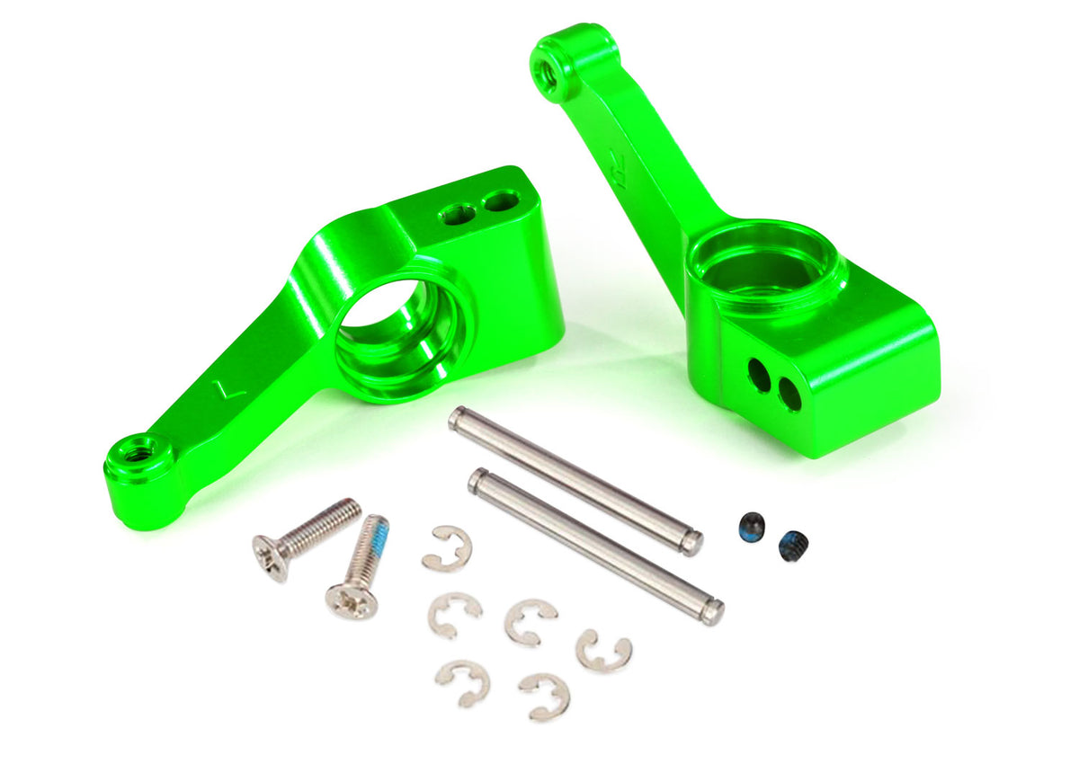 Traxxas 1952G — Traxxas 1952G Green Aluminum Axle Carriers (L&R)