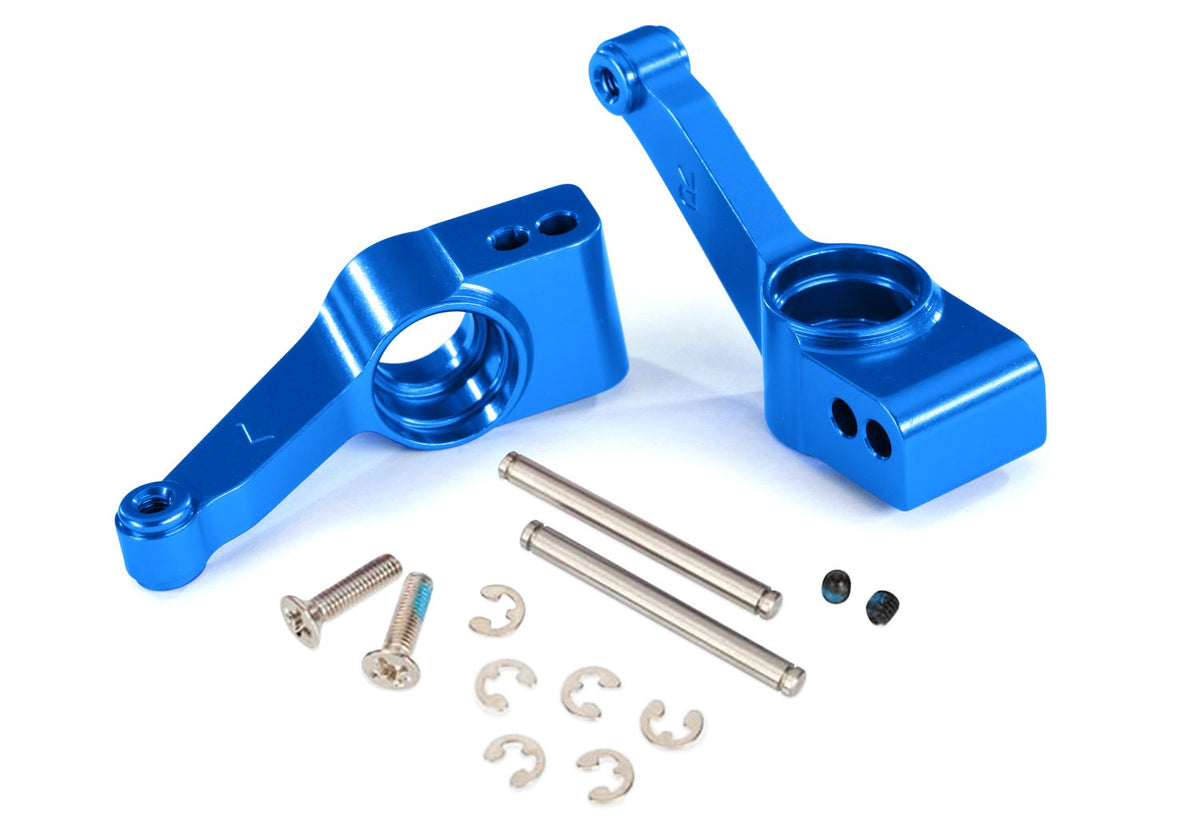 Traxxas 1952X — Traxxas 1952X Blue Aluminum Axle Carriers (L&R)