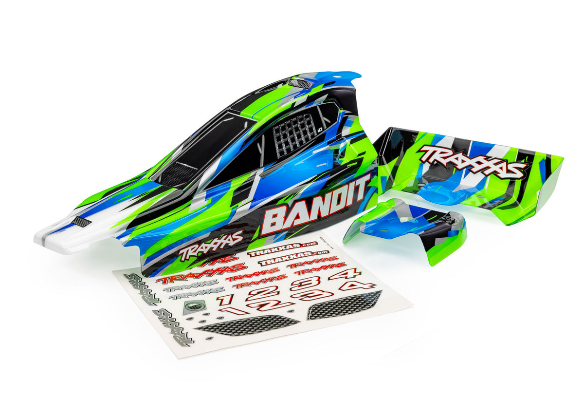 Traxxas 2430-GRN — Traxxas 2430-GRN Bandit Green Body w/ Wing