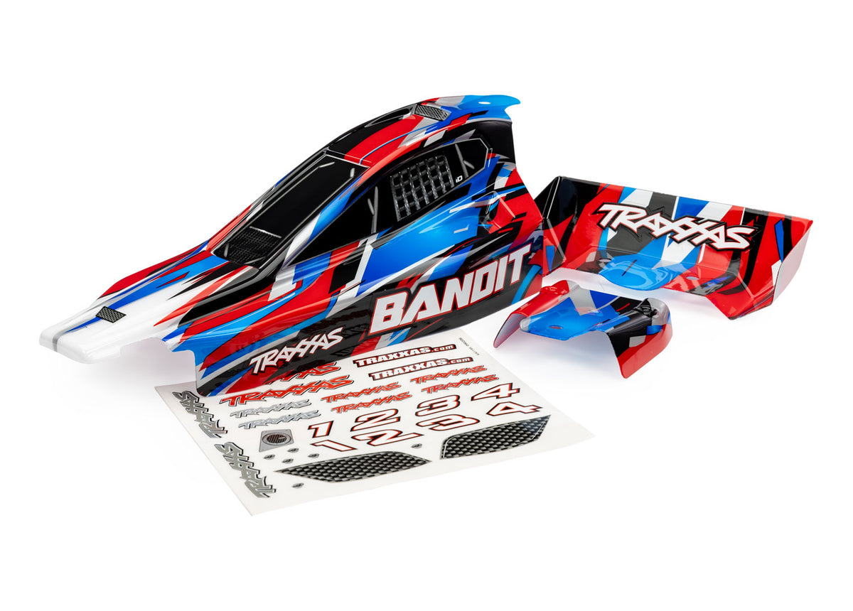 Traxxas 2430-RED — Traxxas 2430-RED Bandit Red Body w/ Wing