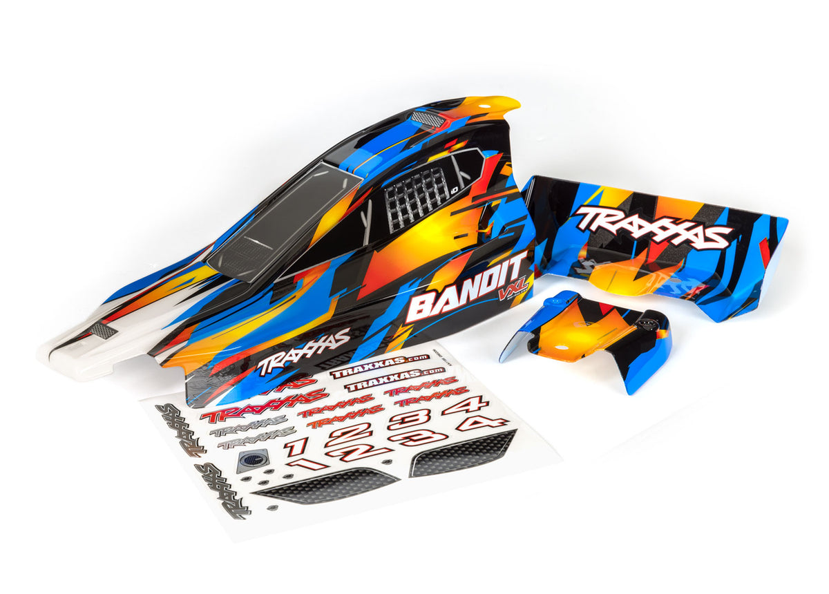 Traxxas 2436X — Traxxas 2436X Bandit VXL Blue Body w/ Wing