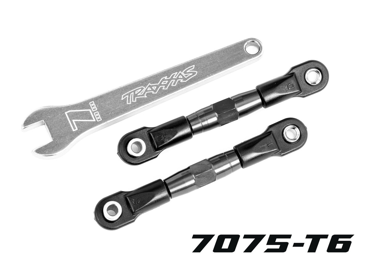 Traxxas 2443A — Traxxas 2443A TUBES 56 mm Gray Aluminum Rear Camber Links (2)
