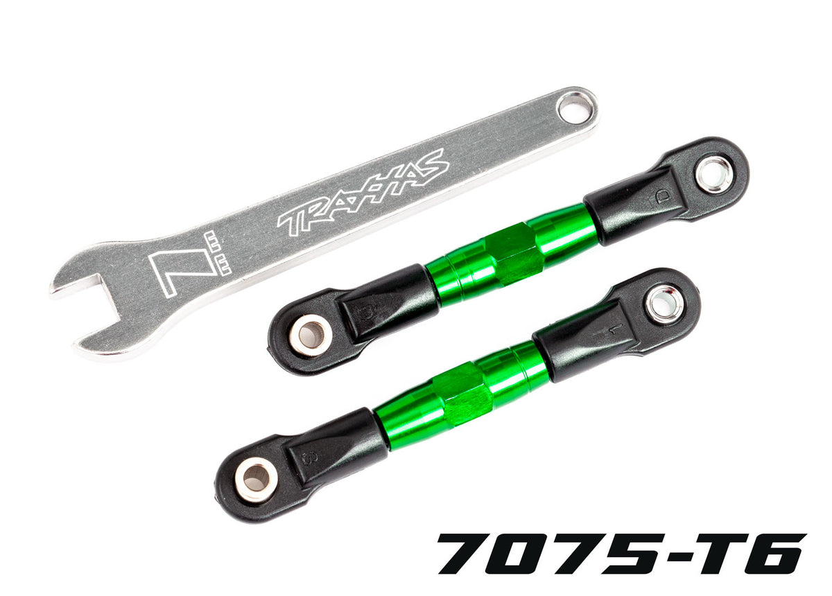 Traxxas 2443G — Traxxas 2443G TUBES 56 mm Green Aluminum Rear Camber Links (2)