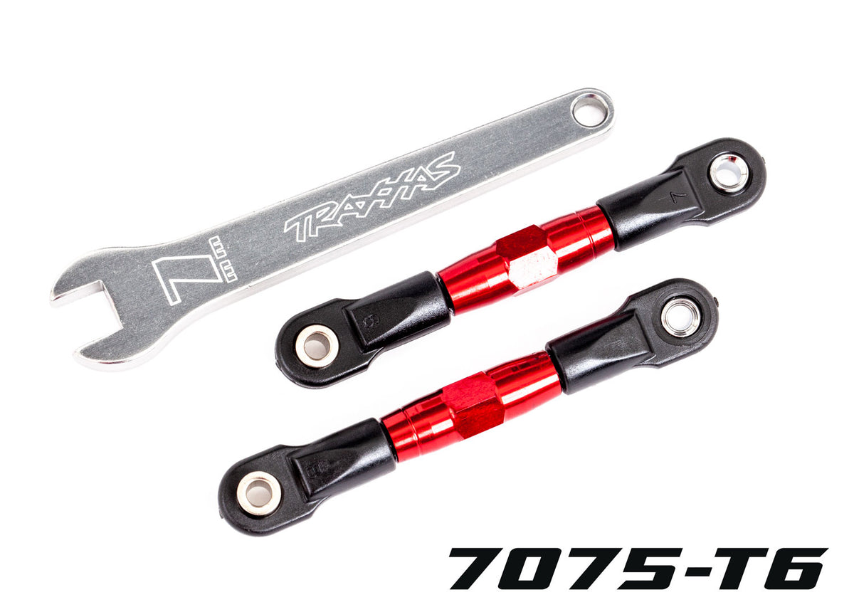 Traxxas 2443R — Traxxas 2443R TUBES 56 mm Red Aluminum Rear Camber Links (2)