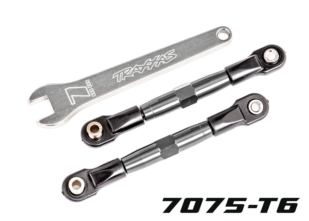 Traxxas 2444A — Traxxas 2444A TUBES 67 mm Gray Aluminum Front Camber Links (2)