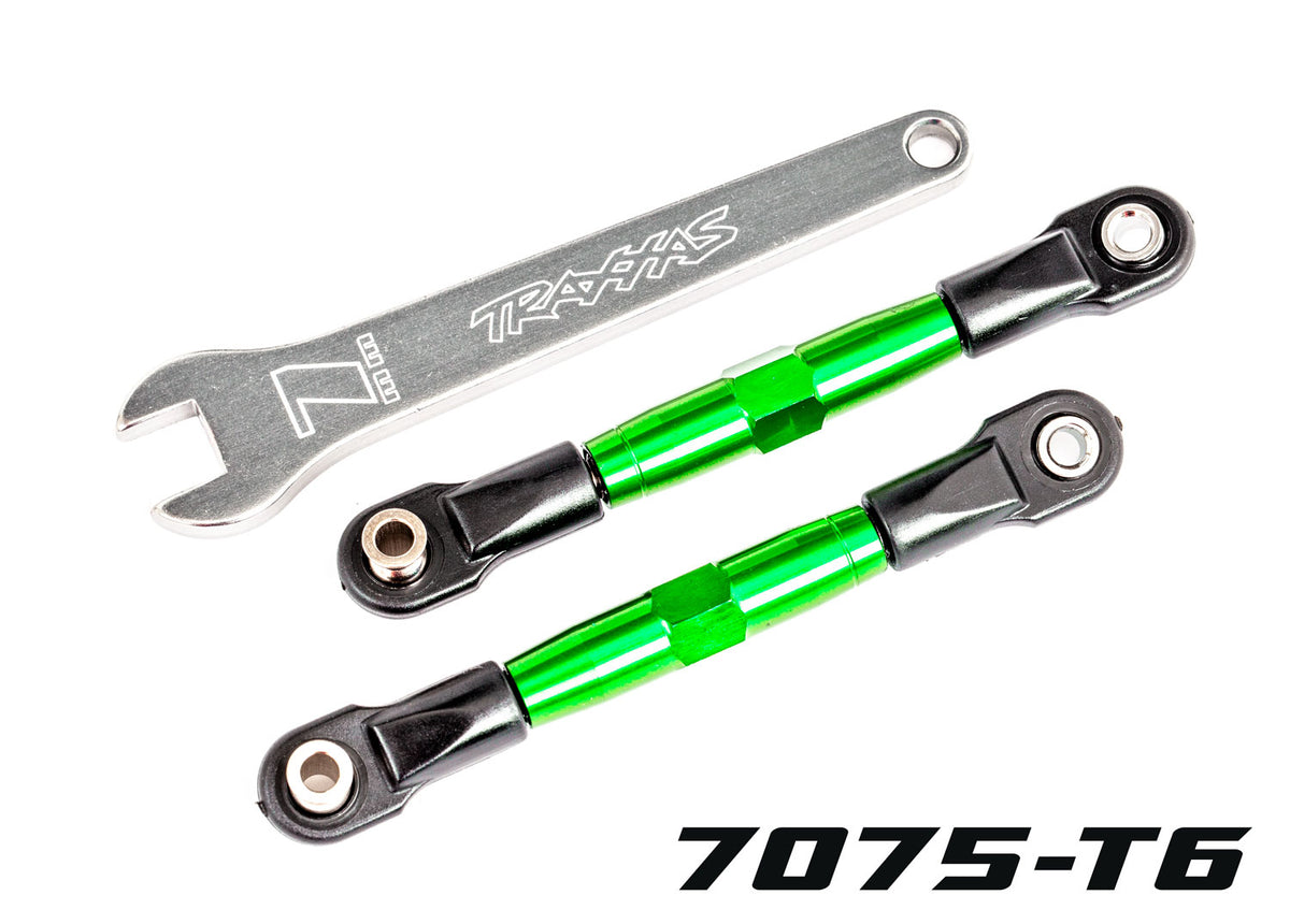 Traxxas 2444G — Traxxas 2444G TUBES 67 mm Green Aluminum Front Camber Links (2)