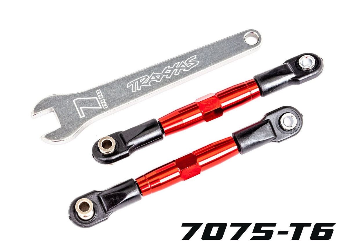 Traxxas 2444R — Traxxas 2444R TUBES 67 mm Red Aluminum Front Camber Links (2)