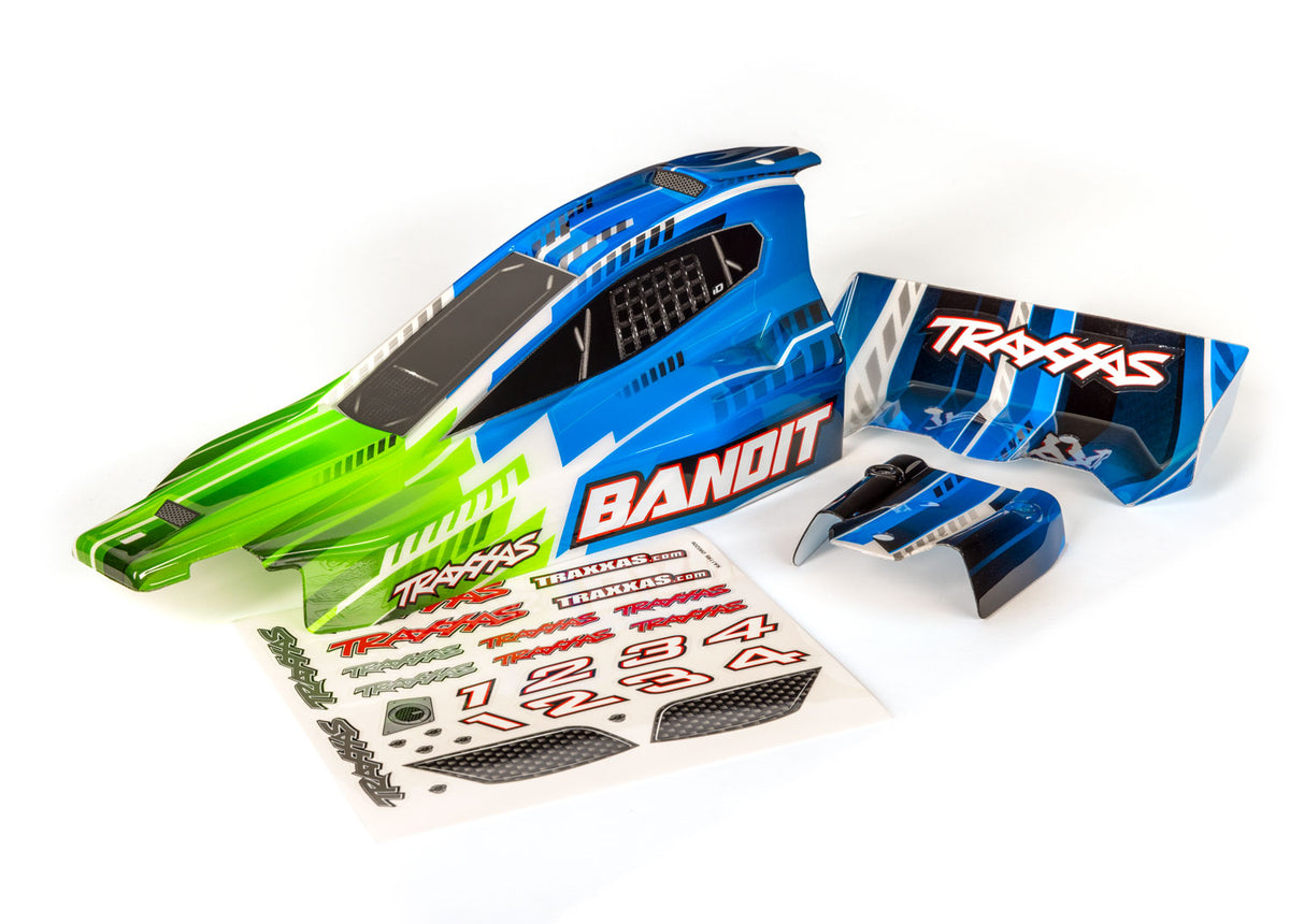 Traxxas 2450X — Traxxas 2450X Bandit Green Body w/ Wing
