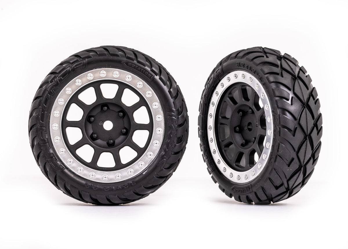 Traxxas 2479G — Traxxas 2479G Multi-Spoke 2.2" Wheels with Anaconda Tires (2)