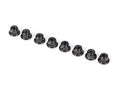 Traxxas 2744X — Traxxas 2744X 3 mm Flanged Nylon Black Locking Nuts (8)