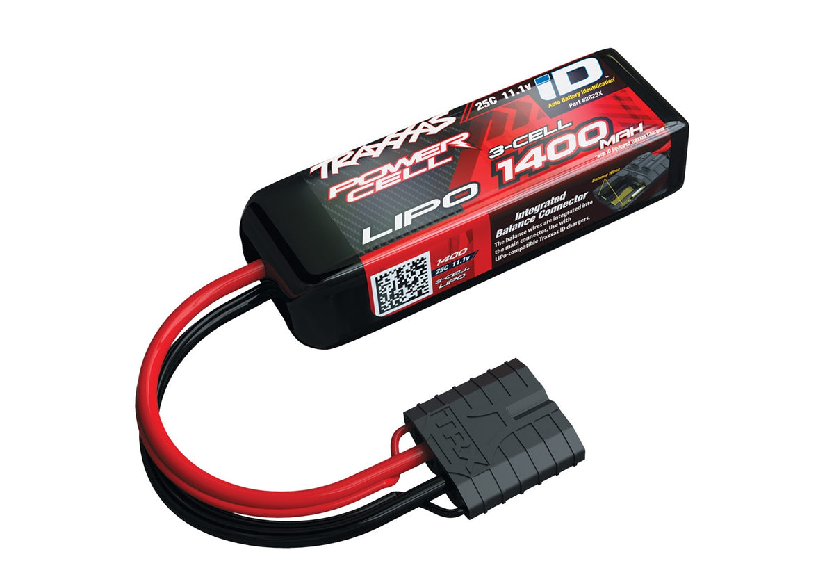 Traxxas 2823X — Traxxas 2823X 1400 mAh 11.1 Volt 3-Cell LiPo Battery