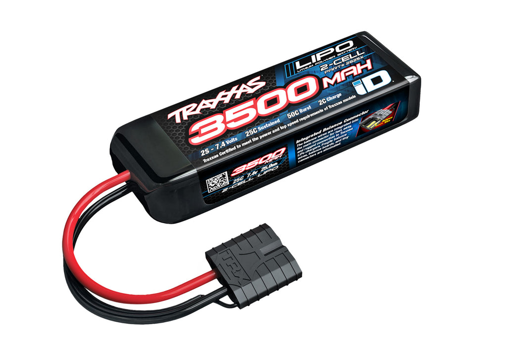 Traxxas 2825X — Traxxas 2825X 3500 mAh 7.4 Volt 2-Cell LiPo Battery