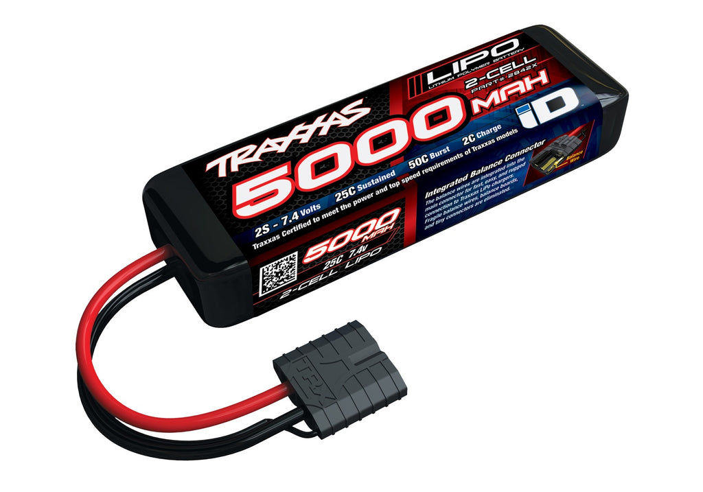 Traxxas 2842X — Traxxas 2842X 5000 mAh 7.4 Volt 2-Cell LiPo Battery