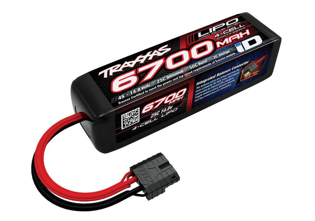 Traxxas 2890X — Traxxas 2890X 6700 mAh 14.8 Volt 4-Cell LiPo Battery