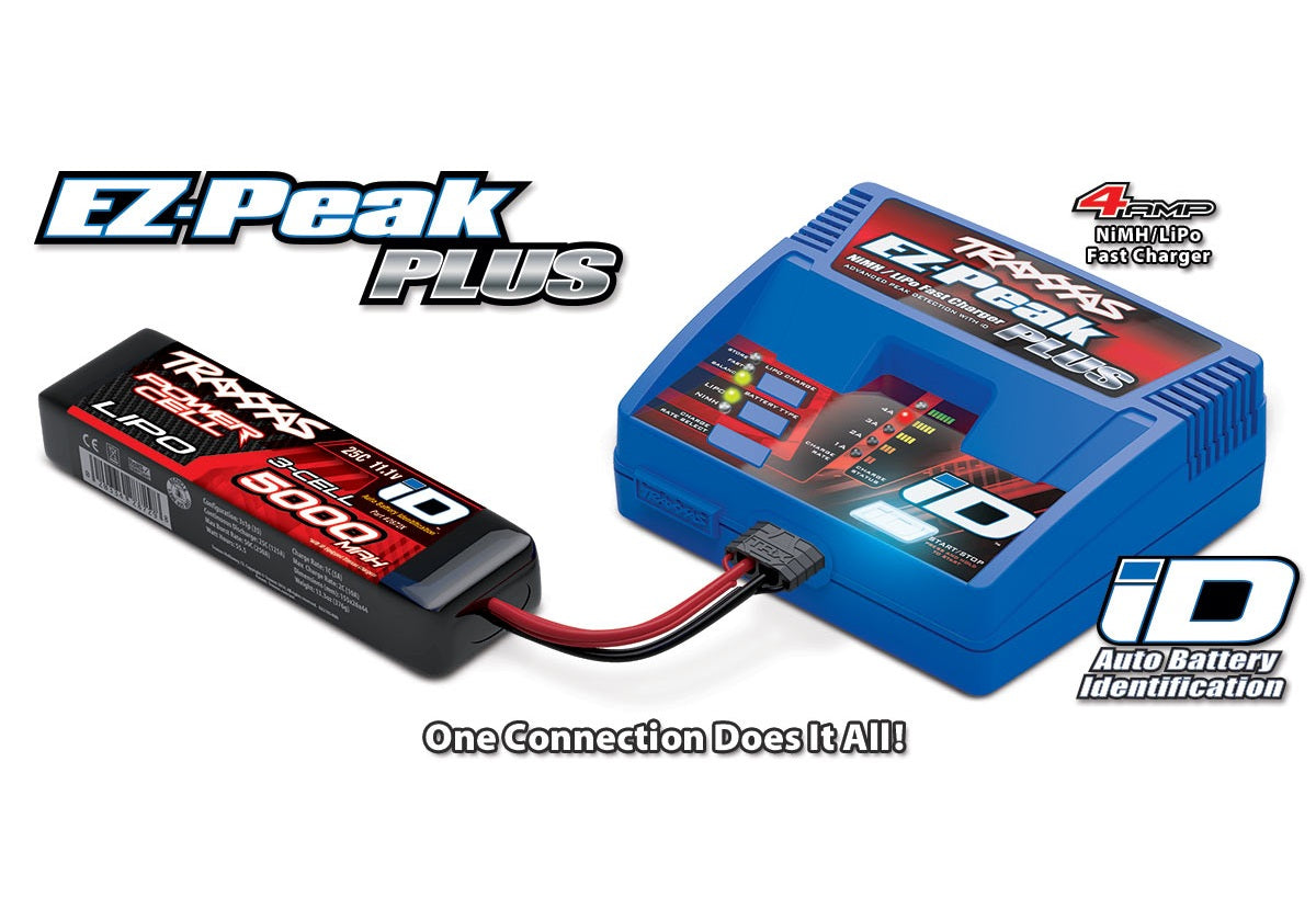 Traxxas 2970 — Traxxas 2970 EZ-Peak 4-Amp 3s Multi-Chemistry Charger