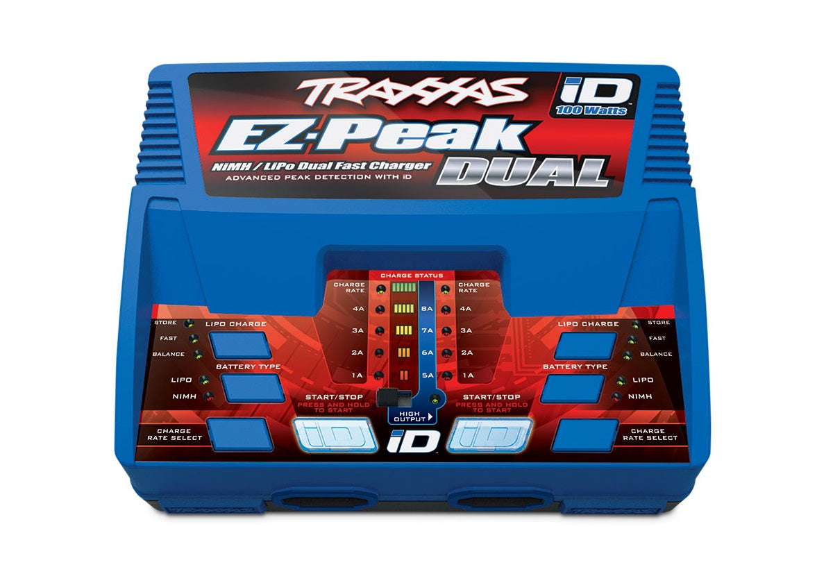 Traxxas 2991 — Traxxas 2991 Dual 2s LiPo Completer w/ EZ-Peak Dual Charger