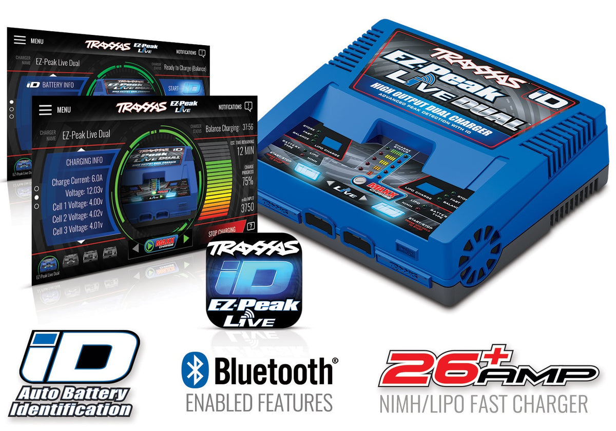 Traxxas 2997 — Traxxas 2997 Dual 4s LiPo Completer w/ EZ-Peak Live Dual Charger