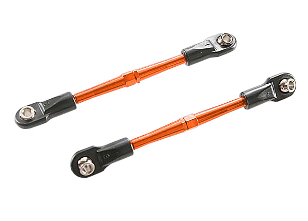 Traxxas 3139T — Traxxas 3139T 59 mm Orange Aluminum Toe Links (2)