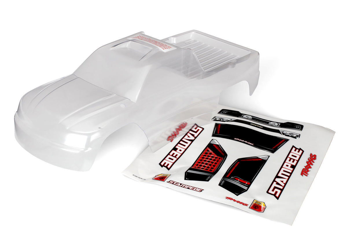 Traxxas 3617 — Traxxas 3617 Stampede 2WD Clear Body