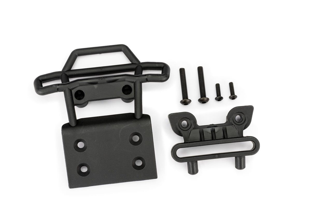 Traxxas 3621-BLK — Traxxas 3621-BLK Black Front Bumper and Bumper Mount