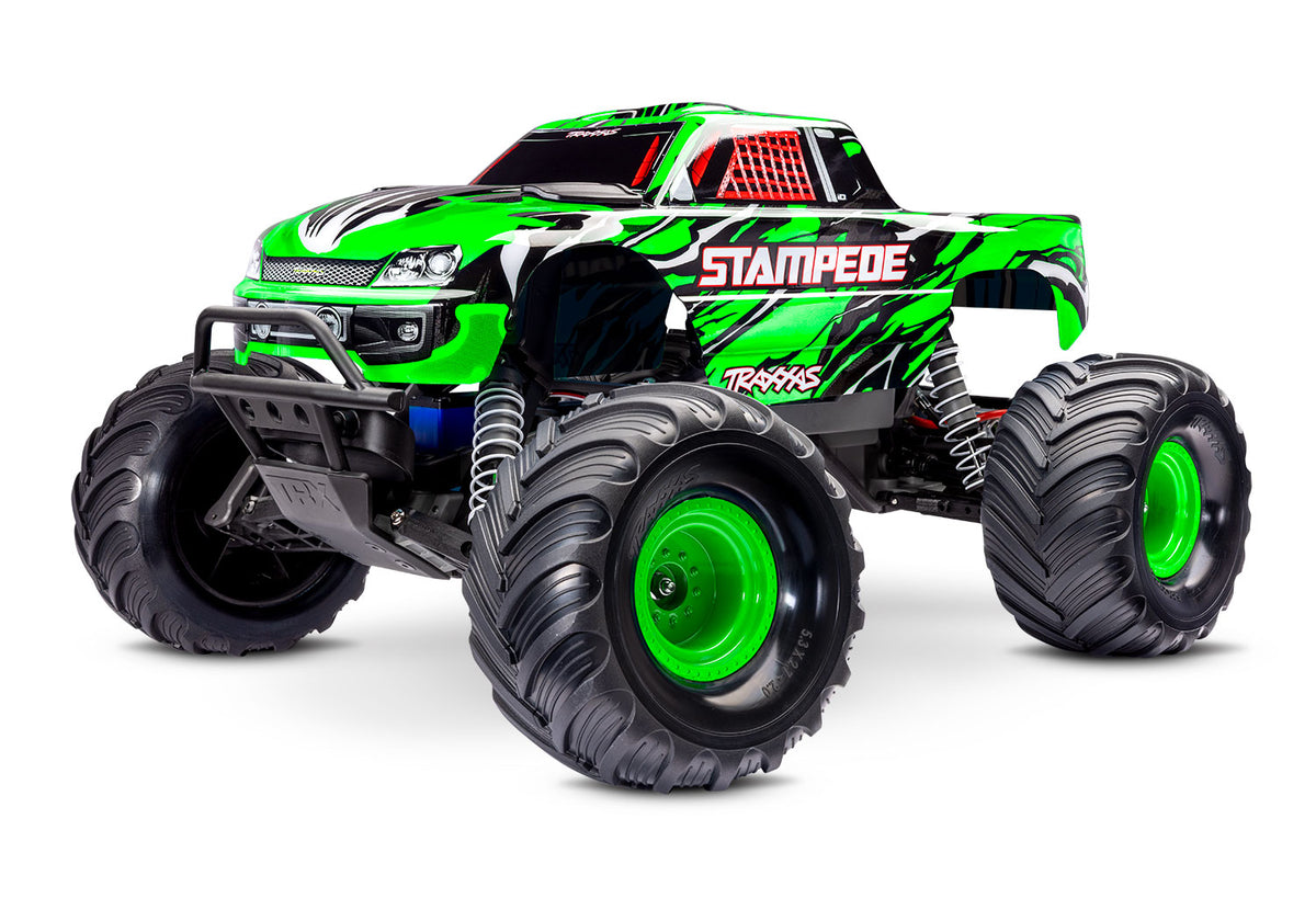 Traxxas 36254-8-GRNX — Traxxas 36254-8-GRNX Stampede 2WD XL-5 w/Battery