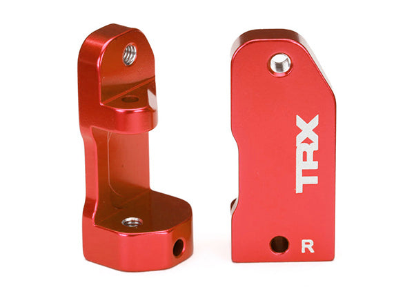 Traxxas 3632X — Traxxas 3632X Red Aluminum Caster Blocks (L&R)