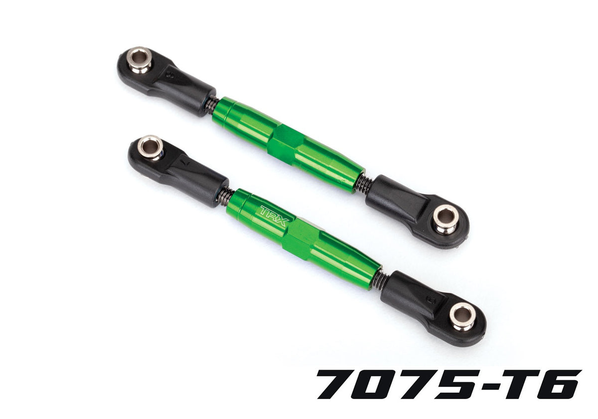 Traxxas 3643G — Traxxas 3643G TUBES Green Aluminum 83 mm Front Camber Links (2)