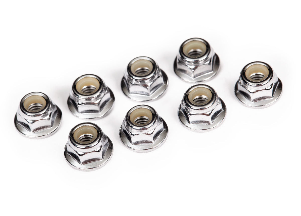 Traxxas 3647 — Traxxas 3647 4 mm Flanged Nylon Lock Nuts