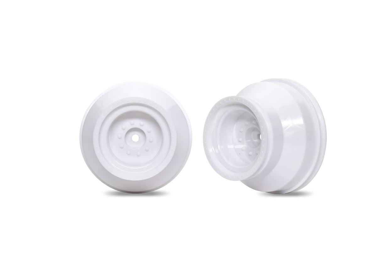 Traxxas 3664-WHT — Traxxas 3664-WHT Monster Truck Dual-Profile White Wheels (2)