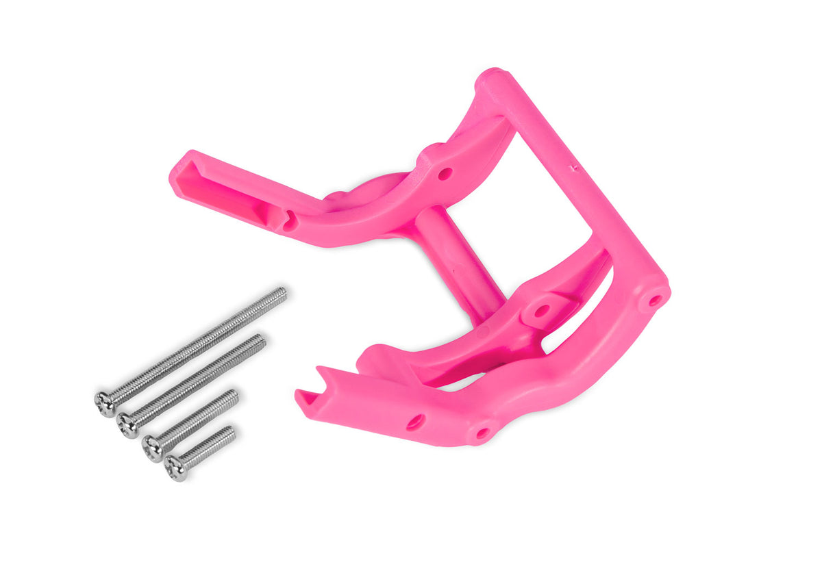 Traxxas 3677-PINK — Traxxas 3677-PINK Pink Wheelie Bar Mount & Screws