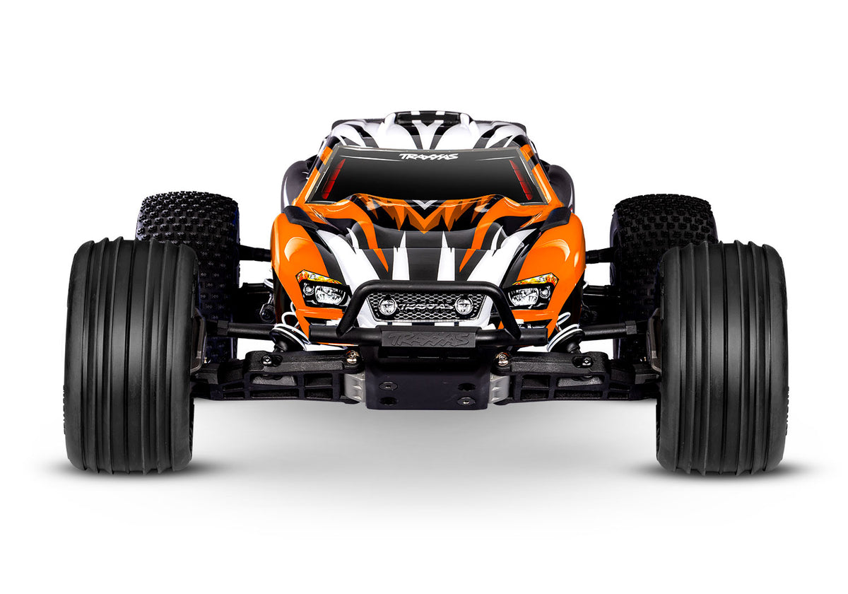 Traxxas 37254-8-ORNGX — Traxxas 37254-8-ORNGX Rustler 2WD XL-5 w/Battery