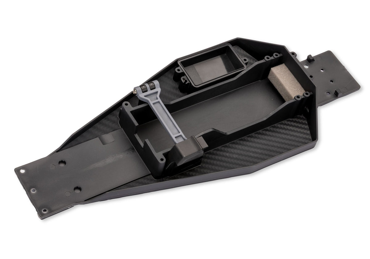 Traxxas 3728-STGRY — Traxxas 3728-STGRY Steel Gray Lower Chassis