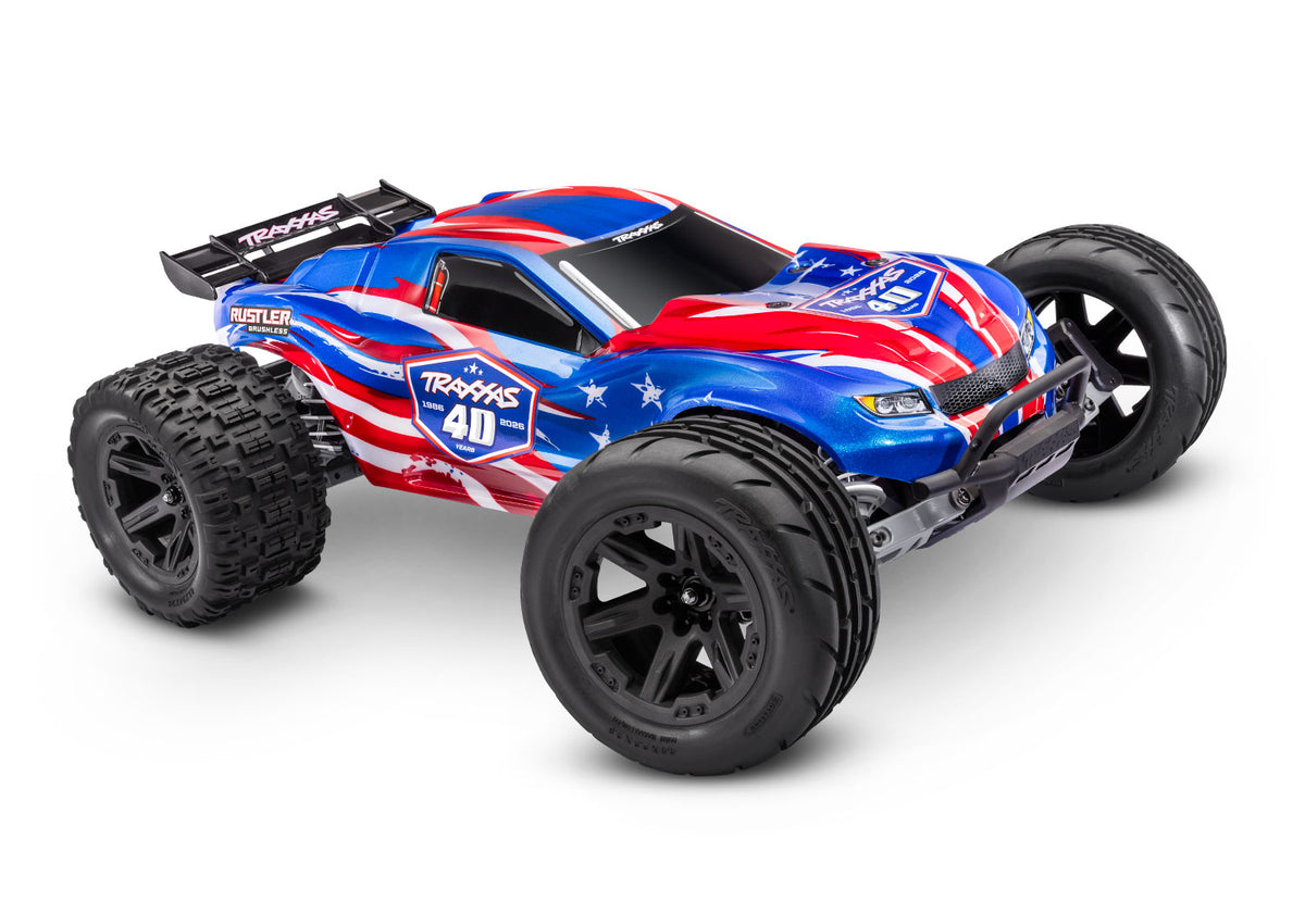 Traxxas 37454-4-40TH — Traxxas 37454-4-40TH Rustler 2WD Brushless