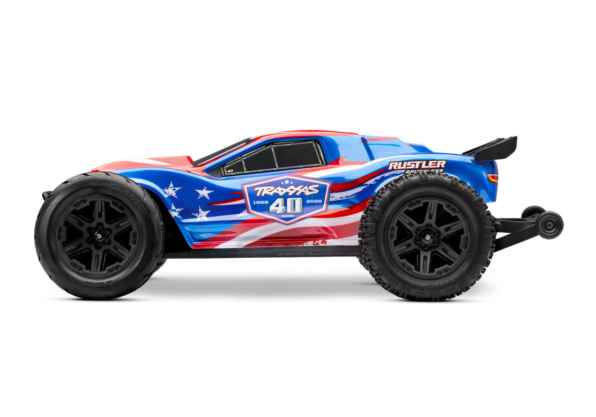 Traxxas 37454-4-40TH — Traxxas 37454-4-40TH Rustler 2WD Brushless