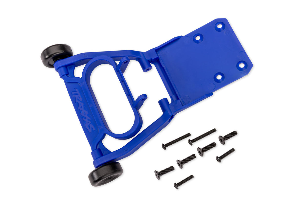 Traxxas 3761-BLUE — Traxxas 3761-BLUE Blue Assembled Wheelie Bar & Screws