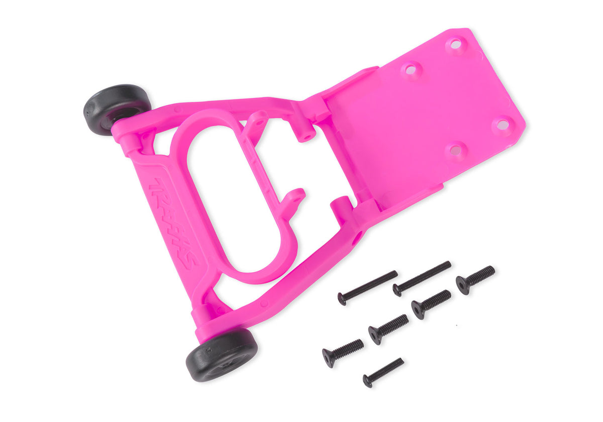 Traxxas 3761-PINK — Traxxas 3761-PINK Pink Assembled Wheelie Bar & Screws