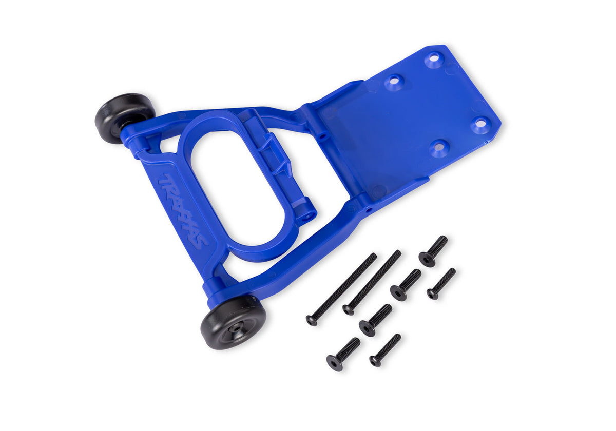 Traxxas 3763-BLUE — Traxxas 3763-BLUE Blue Assembled Wheelie Bar & Screws