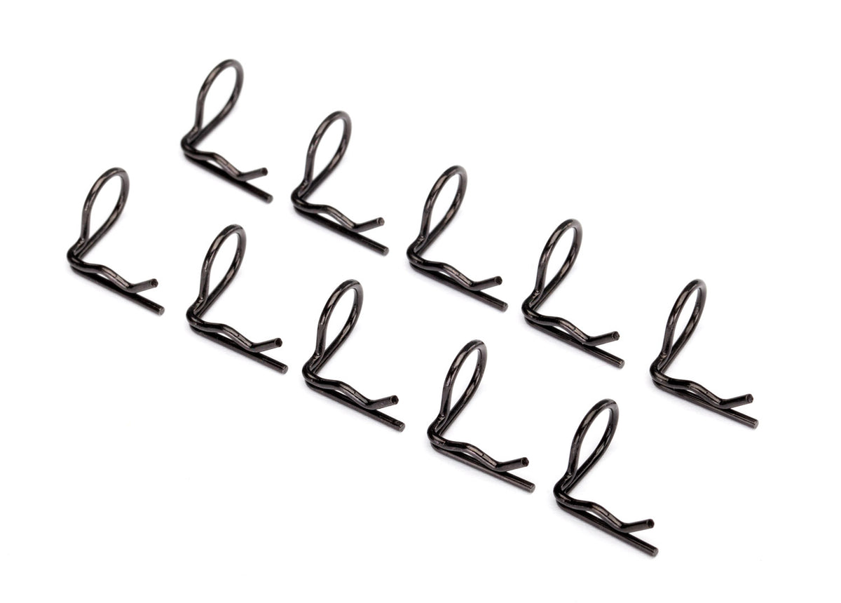 Traxxas 3935A — Traxxas 3935A Black 90-Degree Body Clips (10)