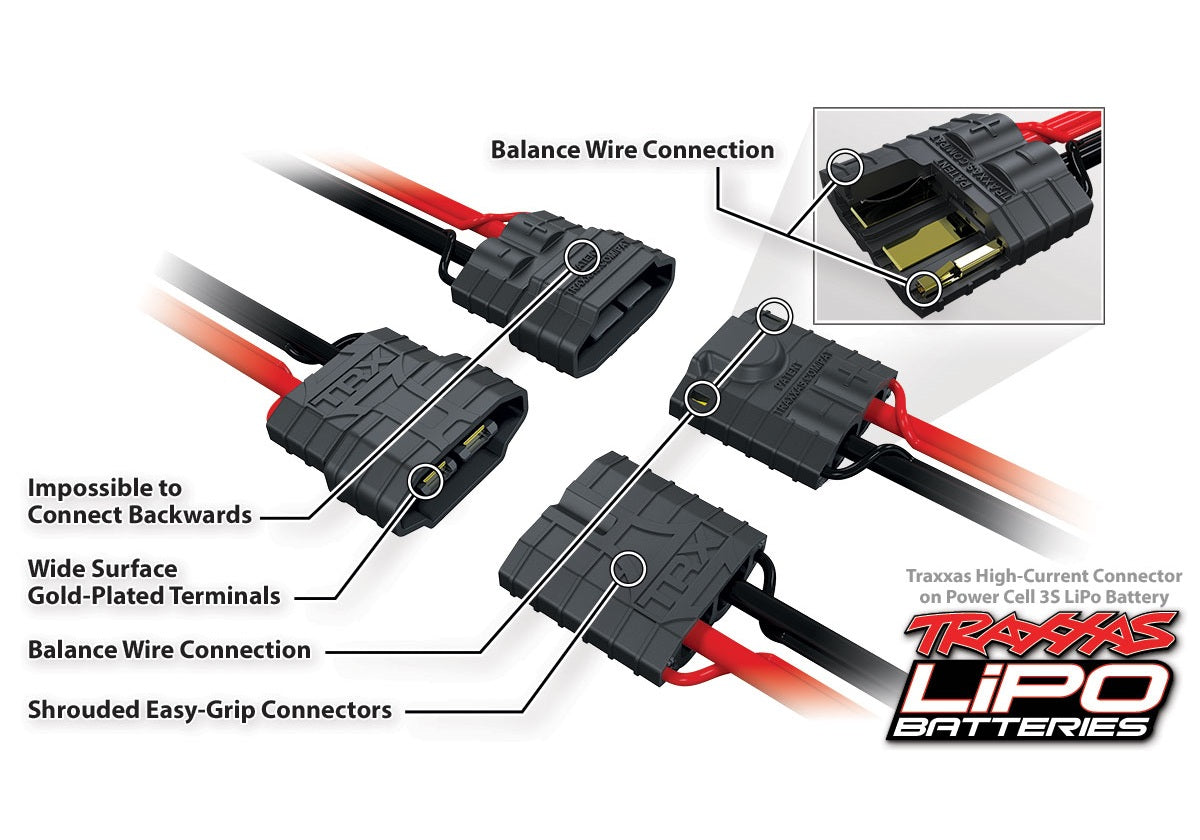 Traxxas 2832X — Traxxas 2832X 5000 mAh 11.1 Volt 3-Cell LiPo Battery