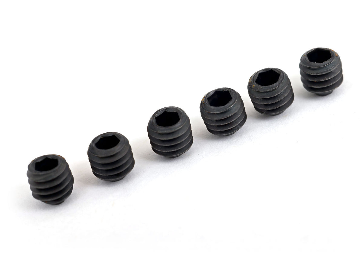 Traxxas 4897X — Traxxas 4897X 4 mm Set Screws with Threadlock (6)
