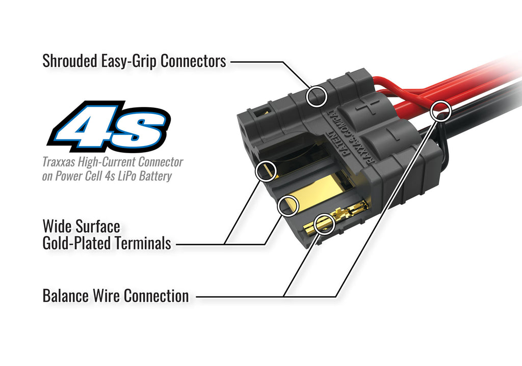 Traxxas 2889X — Traxxas 2889X 5000 mAh 14.8 Volt 4-Cell LiPo Battery