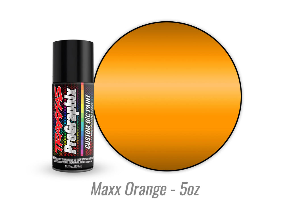 Traxxas 5051 — Traxxas 5051 Orange ProGraphix Paint (5 oz Spray Can)