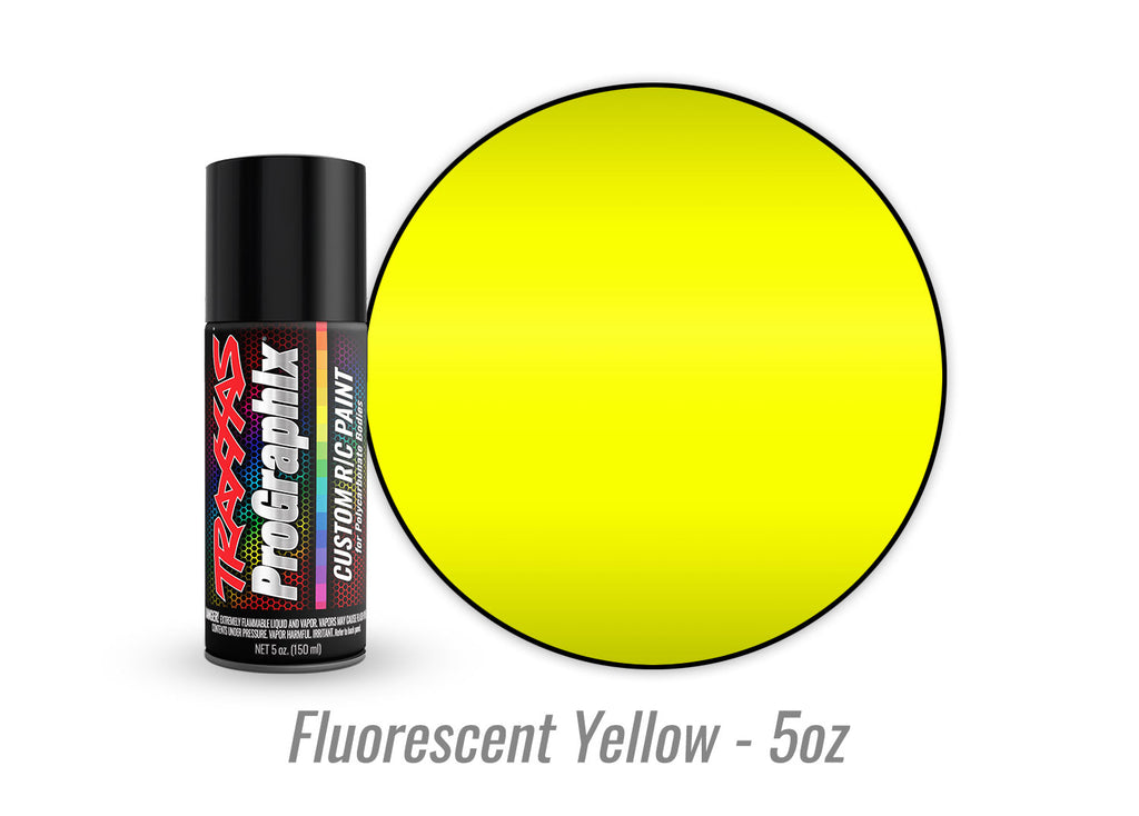 Traxxas 5063 — Traxxas 5063 Fluorescent Yellow ProGraphix Spray Paint (5 oz)
