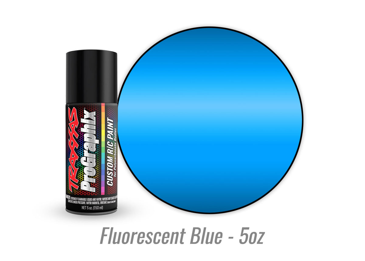 Traxxas 5064 — Traxxas 5064 Fluorescent Blue ProGraphix Spray Paint (5 oz)