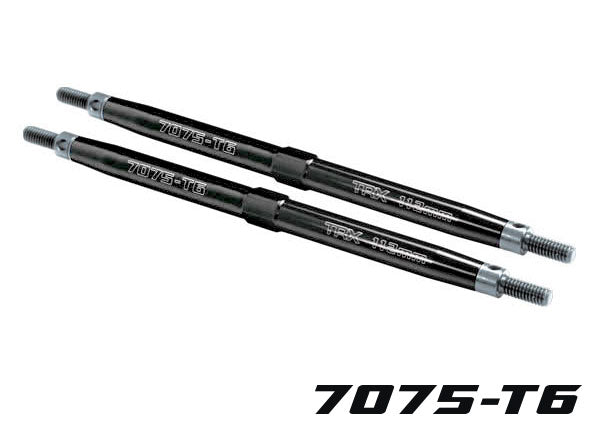 Traxxas 5141A — Traxxas 5141A TUBES 112 mm Black Aluminum Front Toe Links (2)