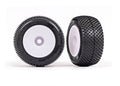 Traxxas 5375R — Traxxas 5375R 3.8" White Dished Wheels & Response Pro Tires (2)