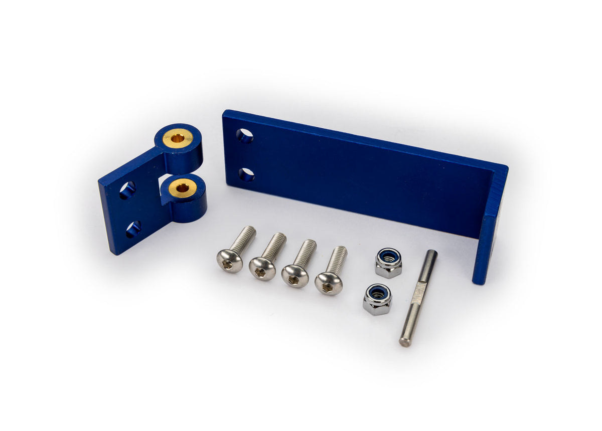 Traxxas 5742X — Traxxas 5742X Blue Aluminum Rudder Mount with Hardware